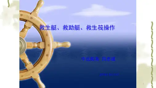 救生艇筏培训ppt课件