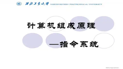 计算机组成原理-指令系统
