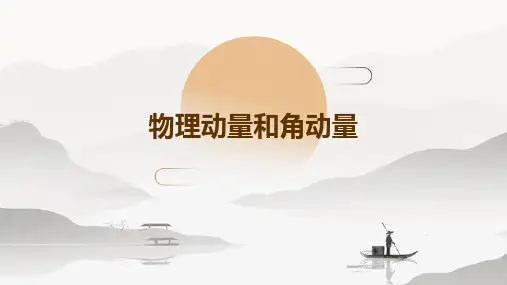 物理动量和角动量