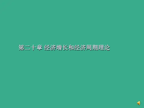 第二十章_经济增长和经济周期理论案例