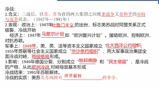 二战后资本主义的新变化 课件 2022-2023学年部编版历史九年级下册
