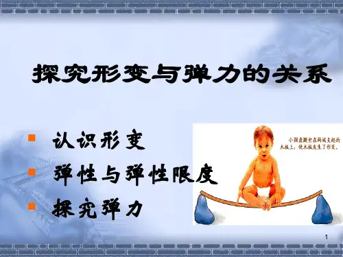 探究形变与弹力的关系PPT课件