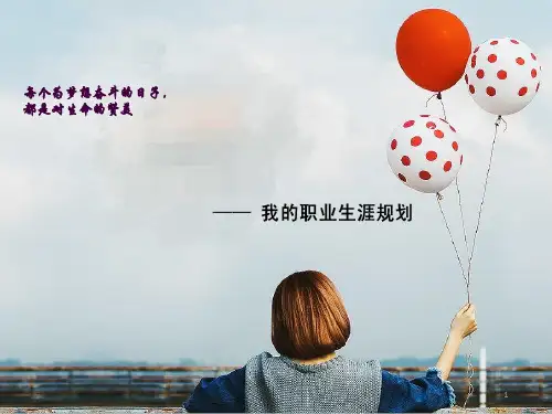 职业生涯规划ppt课件