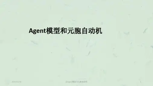 五Agent模型与元胞自动机PPT