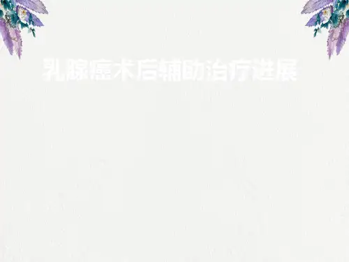 乳腺癌术后辅助治疗.ppt
