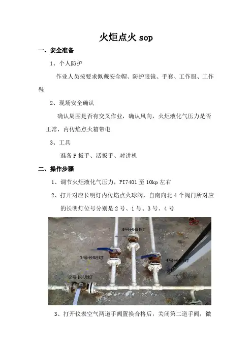 火炬点火sop