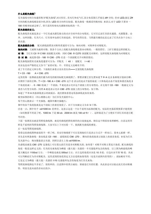 配光曲线图