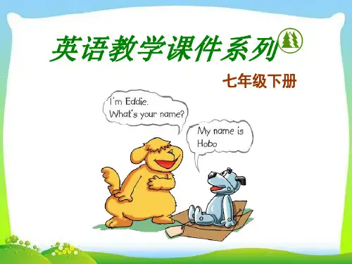 新牛津译林版七年级下册Unit 6 Grammar教学课件