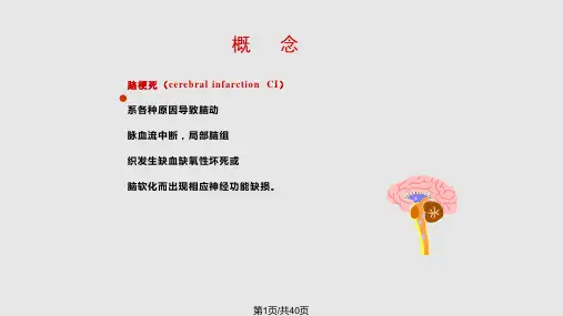 脑梗死脑栓塞PPT课件