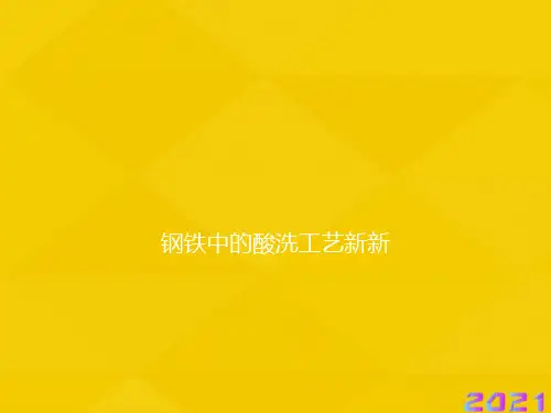 钢铁中的酸洗工艺新新优秀文档