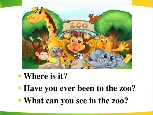 冀教2011课标版八年级下册第3单元Lesson 15 The Zoo Is Open(共18张PPT)