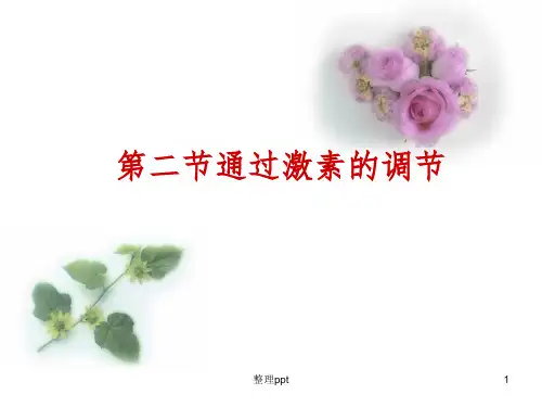 通过激素调节(第一轮复习)