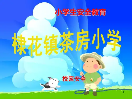小学生校园安全教育ppt课件-小学生安全教育课件免费ppt
