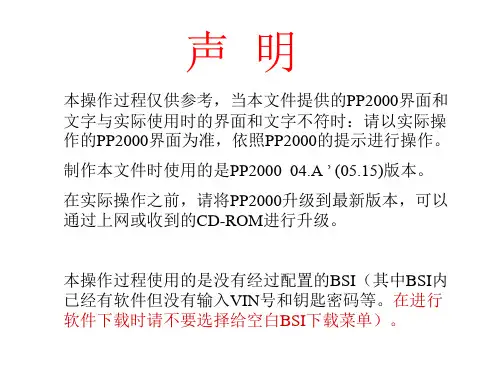 标致307维修和培训资料  BSI更换步骤