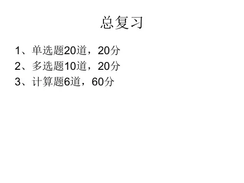 投资项目评估-精品课件