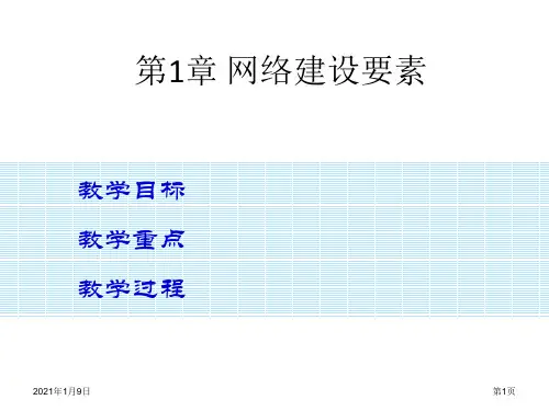 全套课件-组网技术与网络管理(第三版)_完整