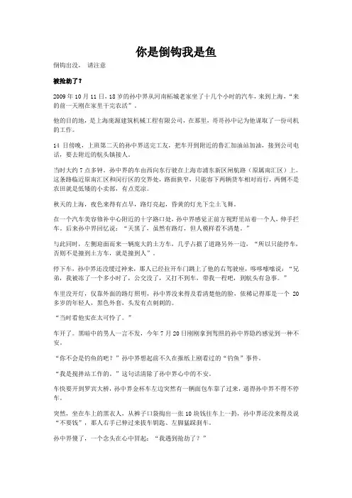 钓鱼执法