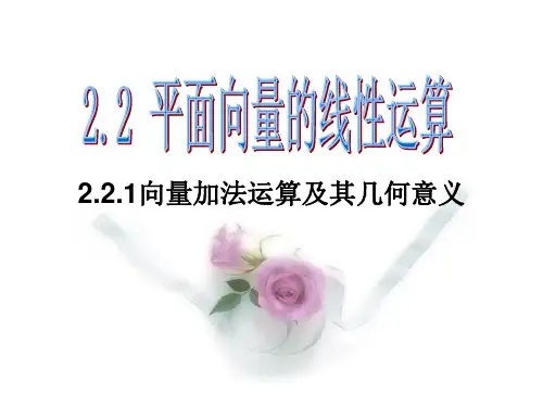 2.2.1平面向量加法及几何意义KK
