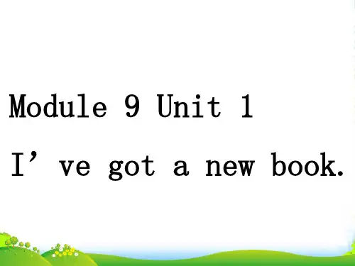 外研小学英语三年级下Module 9《Unit 1 I’ve got a new book》5