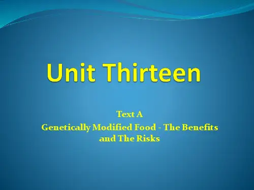 unit 13研究生英语读与写(第三版)-