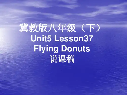 flying donuts说课稿