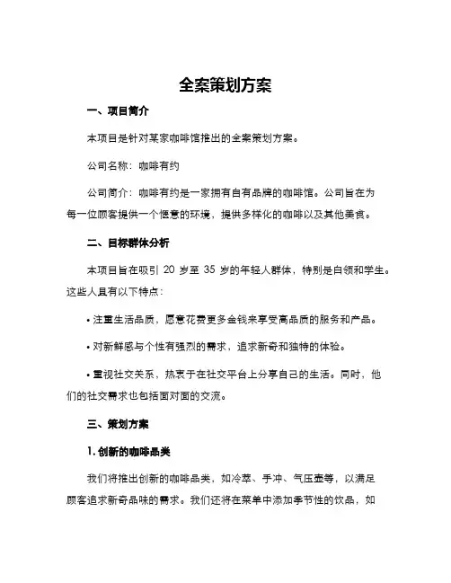 全案策划方案