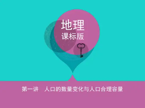 2019届课标版高考地理一轮总复习第七单元人口的变化第一讲人口的数量变化与人口合理容量讲义新人教版