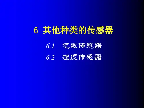 气体湿敏传感器