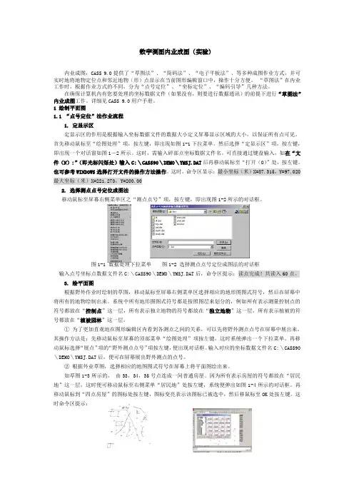 CSS内业成图简易操作手册