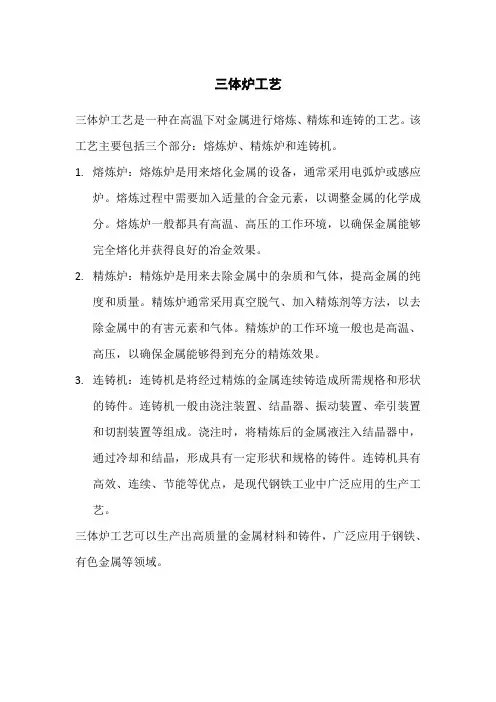 三体炉工艺