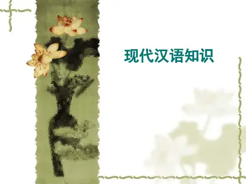现代汉语语法
