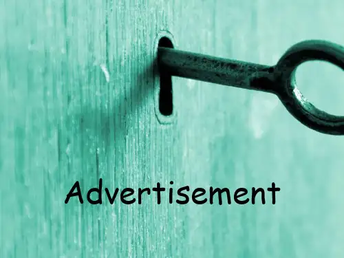 有关广告的英文ppt Advertisement