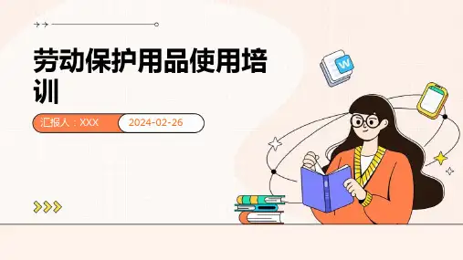 劳动保护用品使用培训 课件PPT