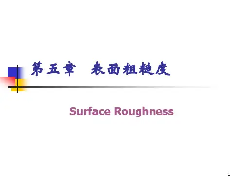 互换性与测量技术基础：第5章-表面粗糙度 (2)