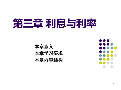 利率课件