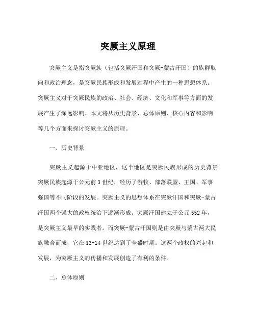 突厥主义原理