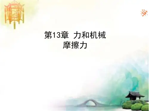 摩擦力课件 公开课一等奖课件PPT