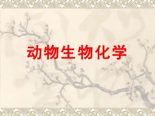 动物生物化学第1章绪论幻灯片课件
