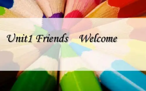 牛津译林版八年级上册英语课件：8A unit1 welcome