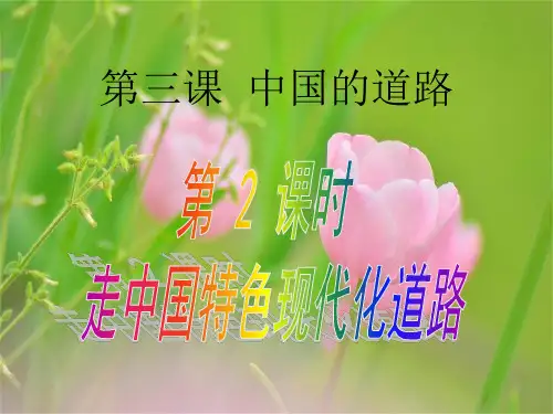 走中国特色现代化之路PPT教学课件义务教育