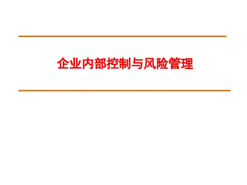 企业内部控制与风险管理.pptx