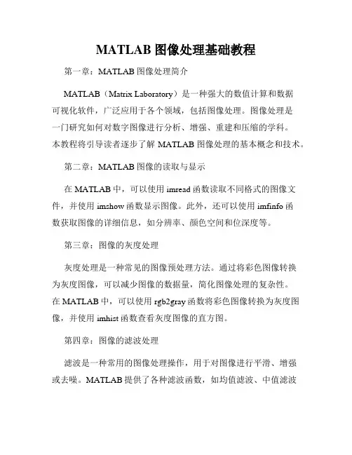 MATLAB图像处理基础教程