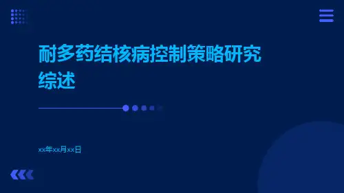耐多药结核病控制策略研究综述