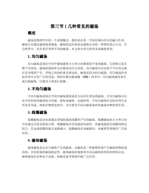 第三节 、几种常见的磁场