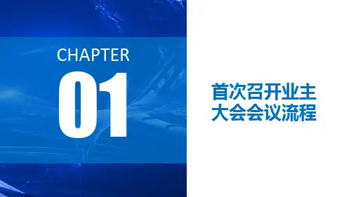 首次业主大会会议流程1