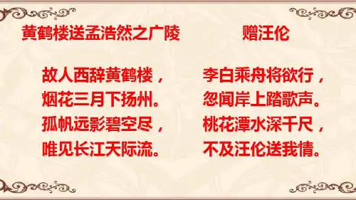 新人教版(部编)八年级语文下册《六单元  课外古诗词诵读  送友人》培优课件_25