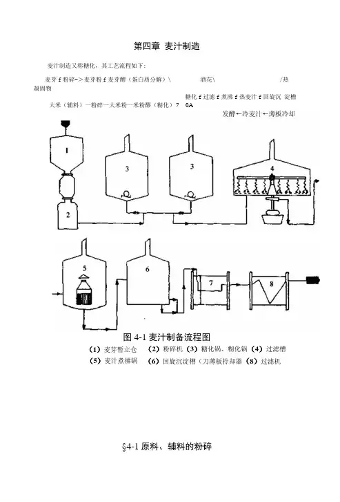 啤酒生产技术 麦汁制造(教案).doc