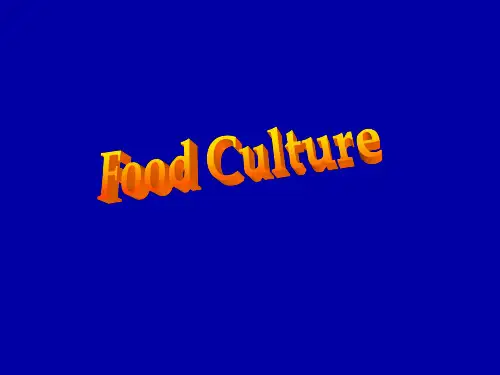 Britishculture-food-lectureVIII 英国文化,饮食篇