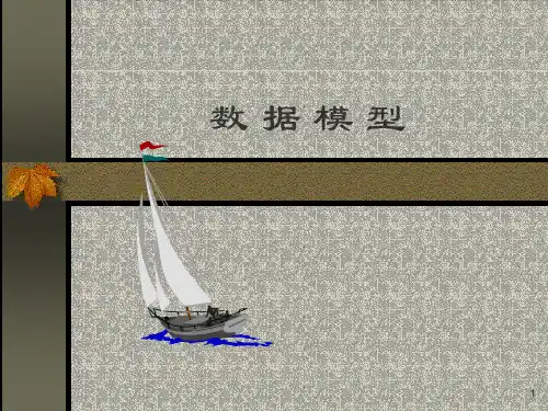 数据模型PPT演示课件