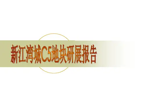 上海新江湾城C5地块研展报告-住宅部分76页